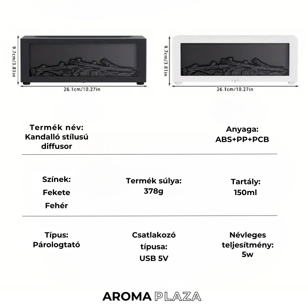 Kandalló Stílusú Diffusor